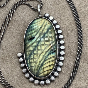 Aphrodite - Labradorite and Sterling Silver Necklace