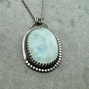 Marina - Moonstone and Sterling Silver Necklace