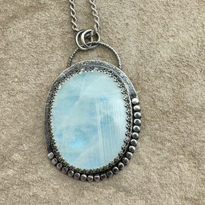 Marina - Moonstone and Sterling Silver Necklace