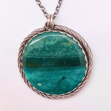 Load image into Gallery viewer, Karagatan - Mtorolite and Sterling Silver Necklace