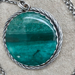 Karagatan - Mtorolite and Sterling Silver Necklace