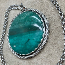 Load image into Gallery viewer, Karagatan - Mtorolite and Sterling Silver Necklace