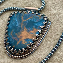 Load image into Gallery viewer, Nova - Pietersite and Sterling Silver Necklace