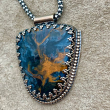 Load image into Gallery viewer, Nova - Pietersite and Sterling Silver Necklace