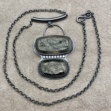 Load image into Gallery viewer, Calypso - Pyrite and Sterling Silver Necklace