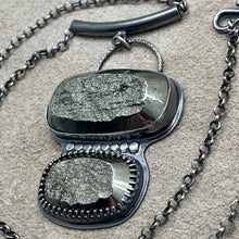 Load image into Gallery viewer, Calypso - Pyrite and Sterling Silver Necklace