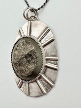 Load image into Gallery viewer, Sunrise - Pyrite and Sterling Silver Necklace