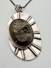 Load image into Gallery viewer, Sunrise - Pyrite and Sterling Silver Necklace