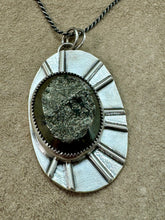 Load image into Gallery viewer, Sunrise - Pyrite and Sterling Silver Necklace