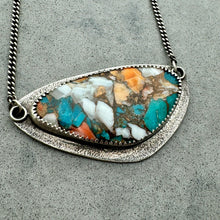 Load image into Gallery viewer, Nila - Mohave Copper Turquoise and Sterling Silver Necklace