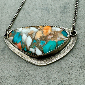 Nila - Mohave Copper Turquoise and Sterling Silver Necklace