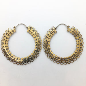 Aza Hoops - L/Brass