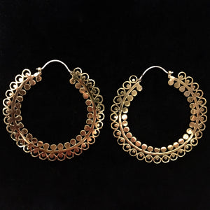 Aza Hoops - L/Brass