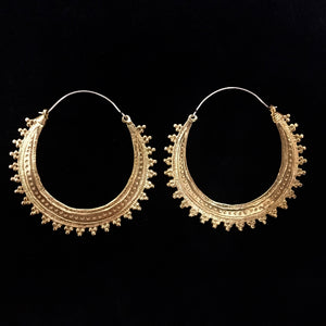 Maya Hoops - L/Brass