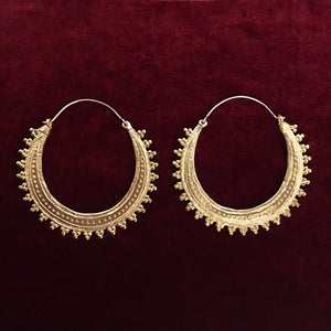 Maya Hoops - L/Brass