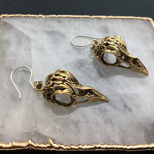 Raven Skulls - M/Brass