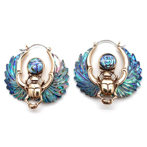 Winged Scarabs - L/Abalone