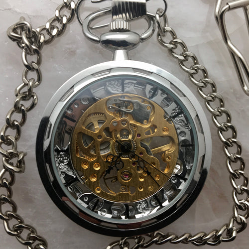 Bandito Pocket Watch - Silver