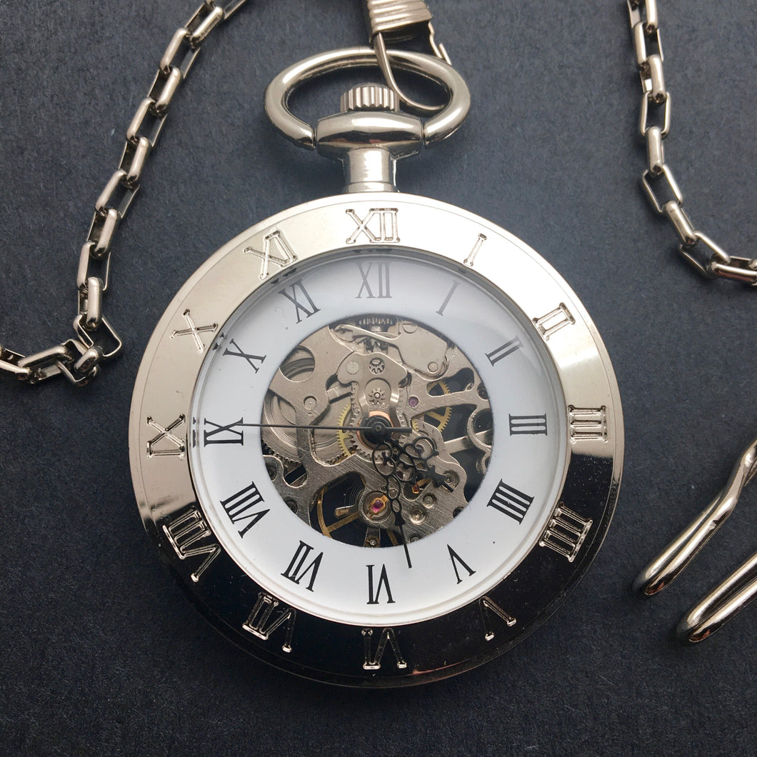 Prometheus Pocket Watch - Silver