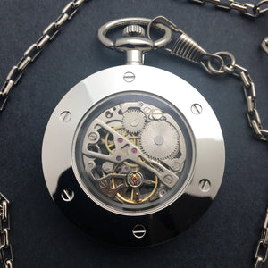 Prometheus Pocket Watch - Silver