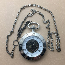 Load image into Gallery viewer, Prometheus Pocket Watch Necklace - Silver